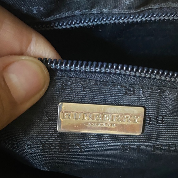 Burberry Tan and Black Plaid Satchel  authentic Burberry bag - Picture 6 of 13